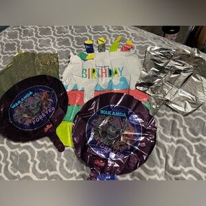 Avengers Wakanda Forever Happy birthday balloon bouquet, huge! New! # 2345
